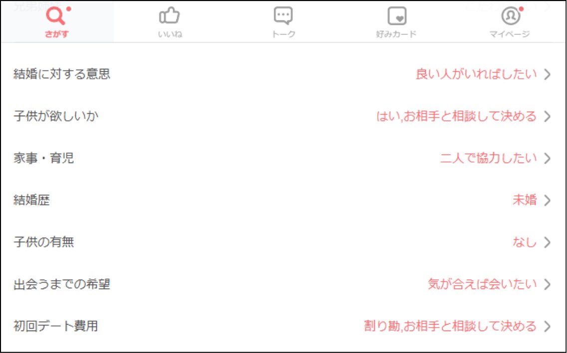 マッチングアプリで女性がよく使うフィルター一覧