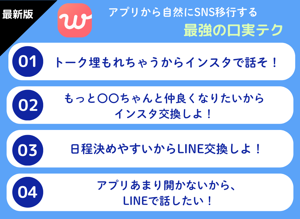マッチングアプリのSNS交換でそのまま使えるテンプレート