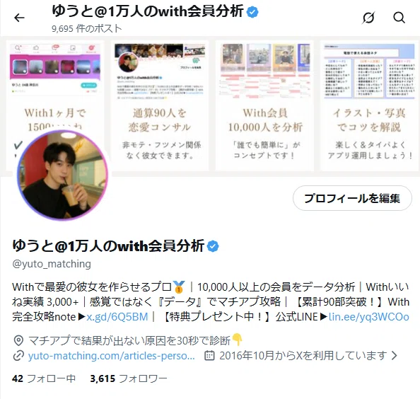 Xフォロワー3,600人突破の実績
